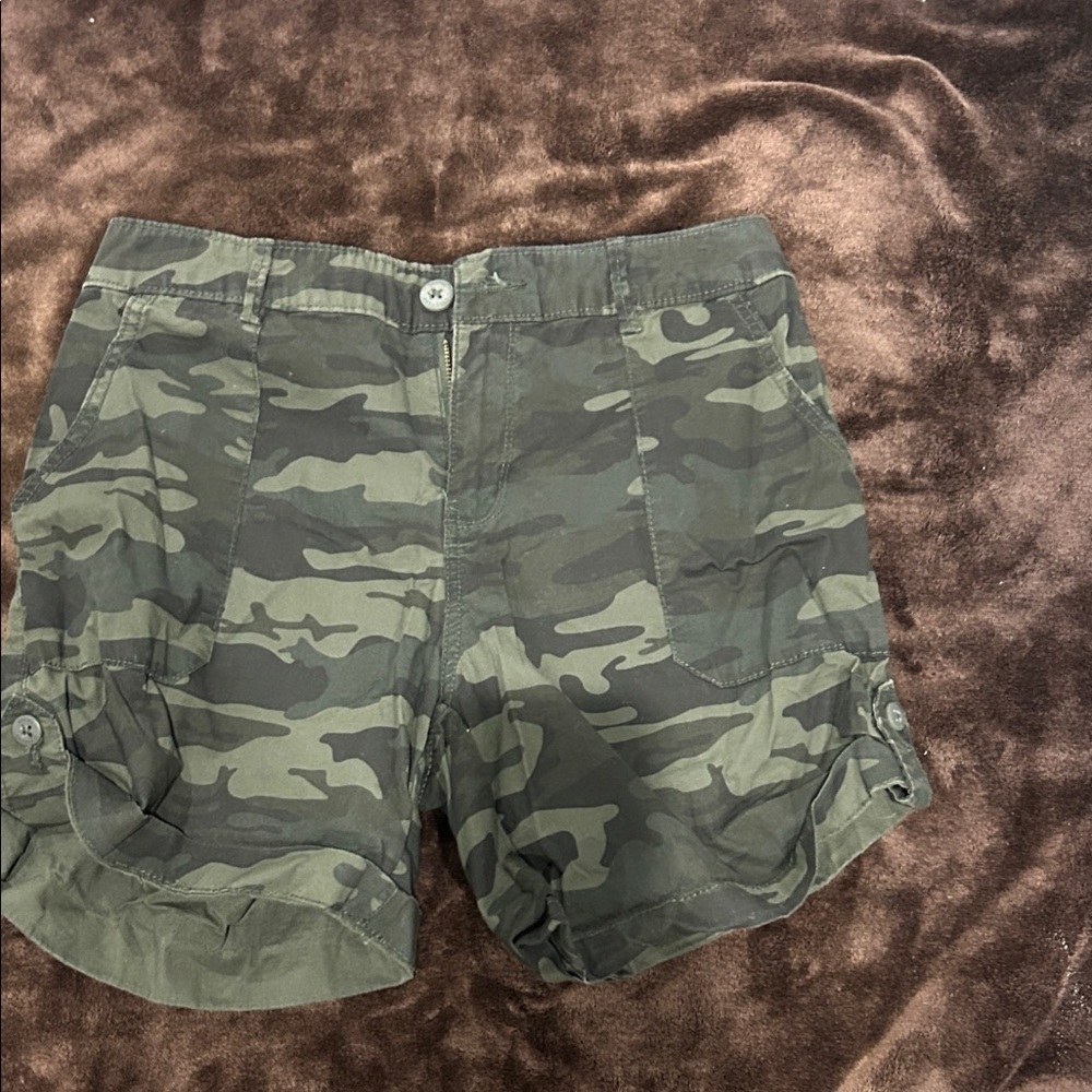 Sanctuary Camo Cargo Shorts